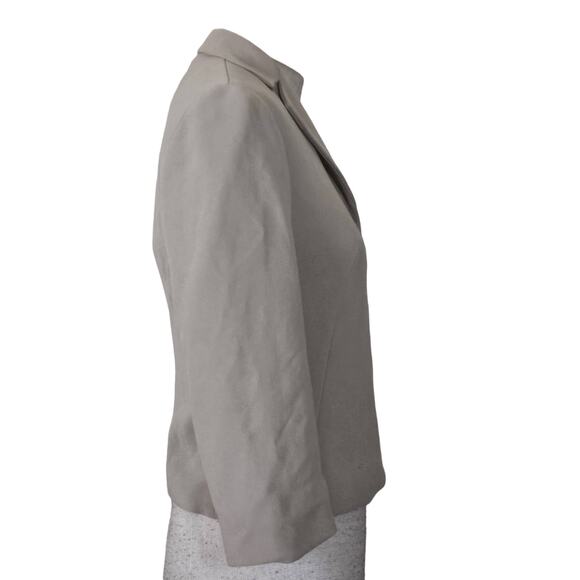 BCBGMAXAZRIA Beige Fitted Blazer Jacket Size 0 - Picture 5 of 5